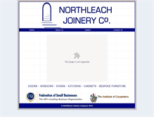 Tablet Screenshot of northleach-joinery.co.uk